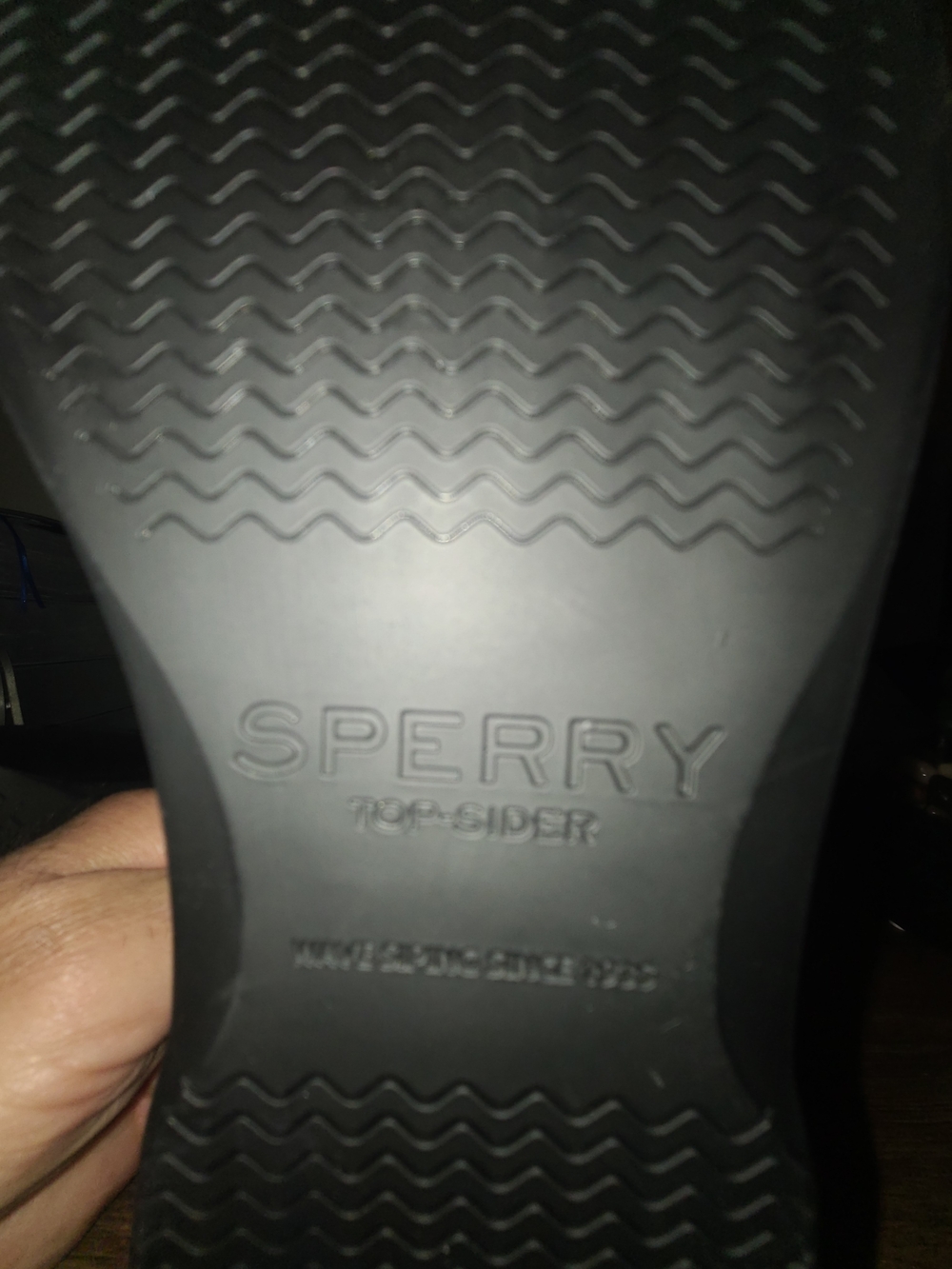 Sperry Newman Oxford Black Leather Men's Shoe - Picture 9 of 16